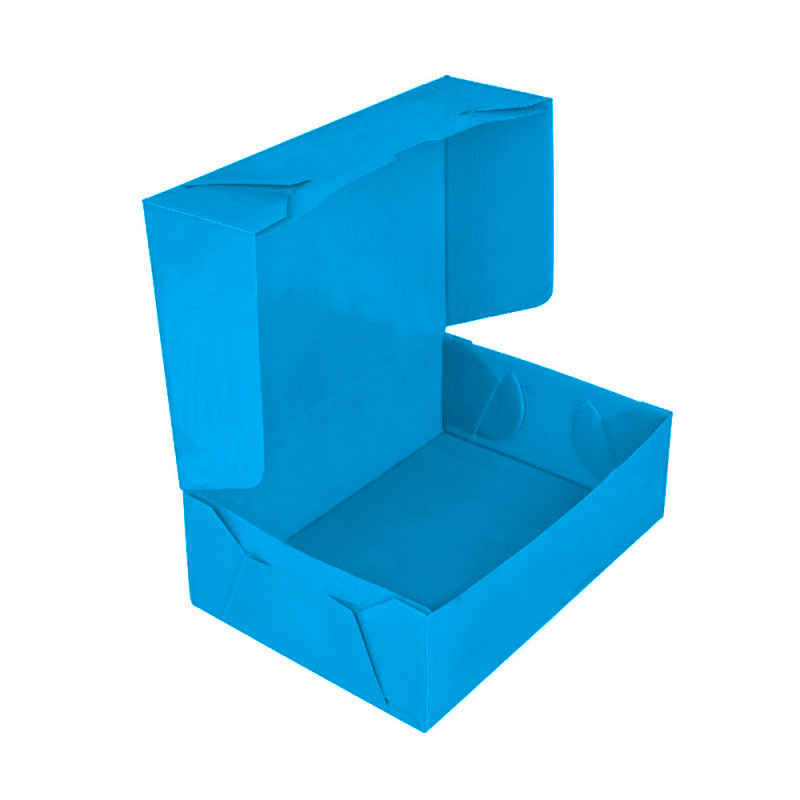 Caja Archivo plástica 12, celeste Legajo, 39 x 28,5 x 12cm. 400g.