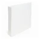 Carpeta 2 anillos 20mm A4 Blanca cubierta cristal, lomo de 30mm.