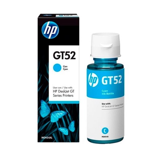 [HPBOTGT52CYA] Botella de tinta Original HP GT52 M0H55AL cyan