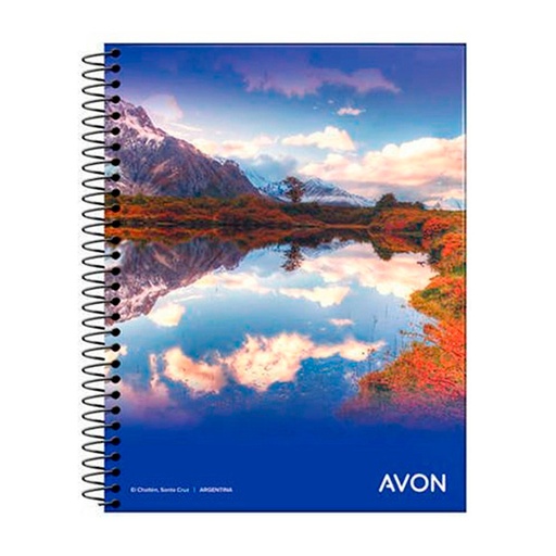 [AVON29784RA] Cuaderno Avon espiralado, 22 x 29cm. 84 hojas rayadas