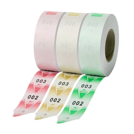 [ROLLONUM2000] Rollo para máquina expendedora, de 2000 números