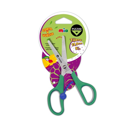 [PIZTIJ13PS55] Tijera 13.5cm., Pizzini Resorte PS55C, Blister x 1