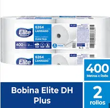 [ELITSERV6264] Servilletas blancas DH 6264 Elite 24 x 24 cm. Bobina 400 mts. x 24 cm